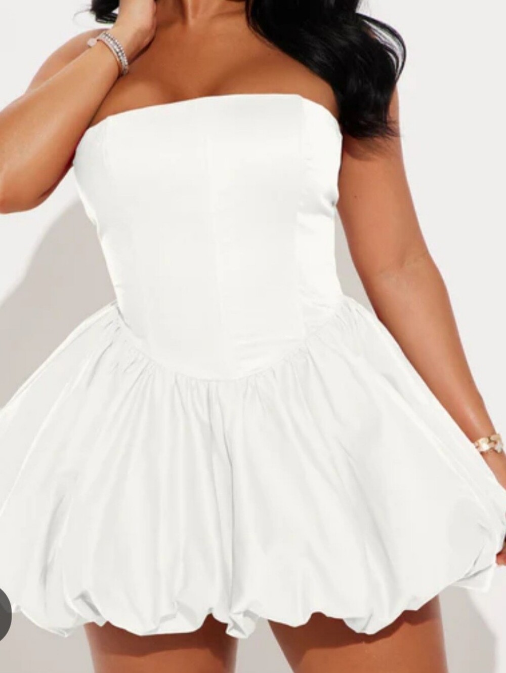 Steve Madden White Stap/Strapless Mini Summer Dress Women's Sz Juniors S, M & L